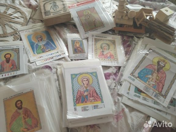 Канва с рисунком для вышивания бисером оптом