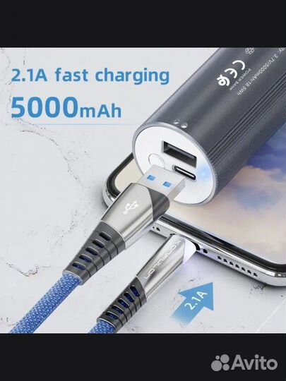 Павербанк фонарик 5000 mAh