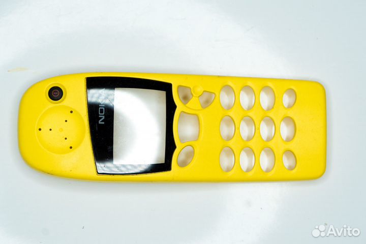 Передняя панель Nokia 5110 желтая с разбора ориг