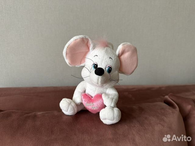 Игрушка Мышь белая