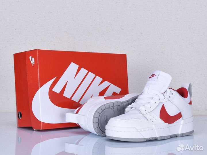 Кроссовки Nike Dunk Low Disrupt кожа натуральная