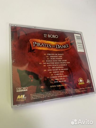 Сд музыкальный DJ Bobo Pirates of Dance Лицензия