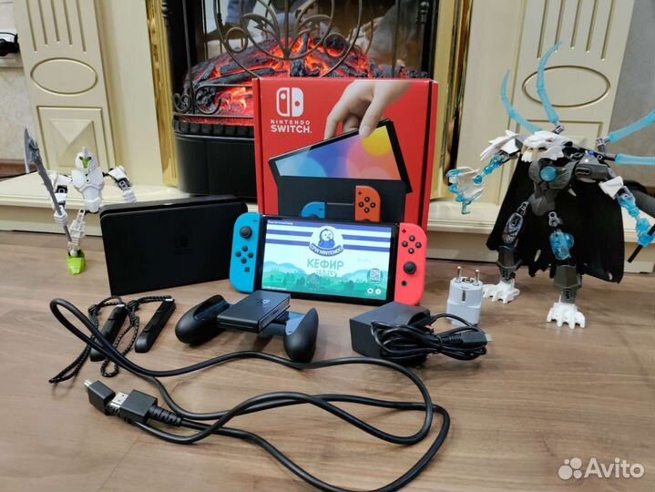 Nintendo switch oled прошитая 256гб