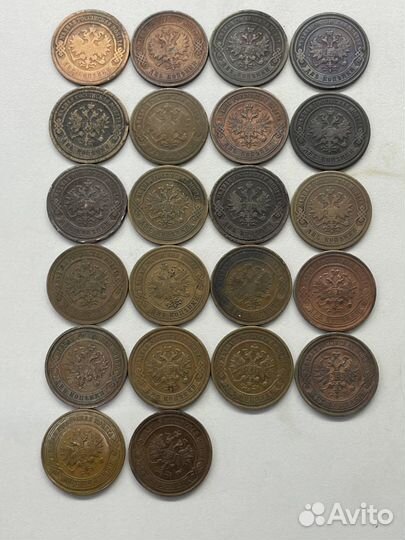 Погодовка Николай 2 медь 2 копейки 1895-1916 гг