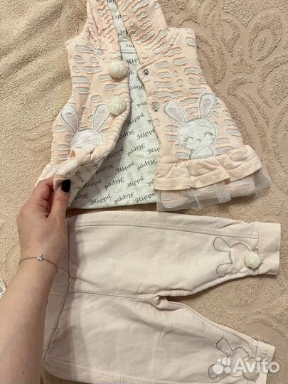 Деткая одежда пакетом для девочек куртка кофта