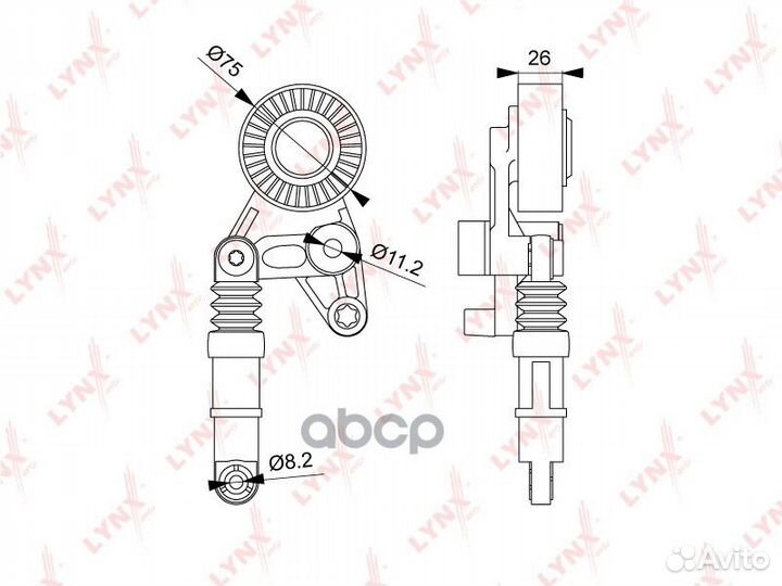 Натяжитель ремня навесного оборудования PT3226