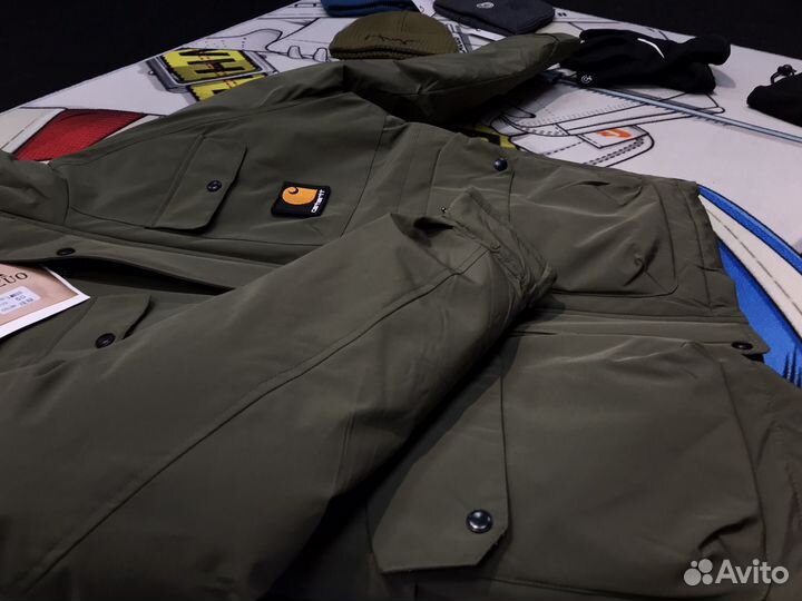 Куртка зимняя carhartt мужская теплая