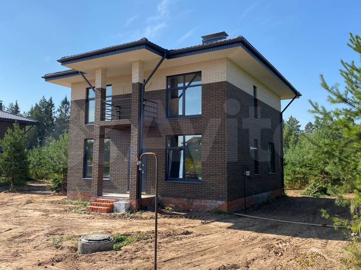 Коттедж 134 м² на участке 12,5 сот.