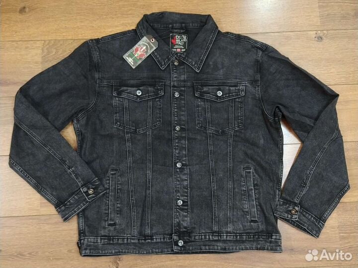 Куртка джинсовая DSQ2 Black размеры 58-62