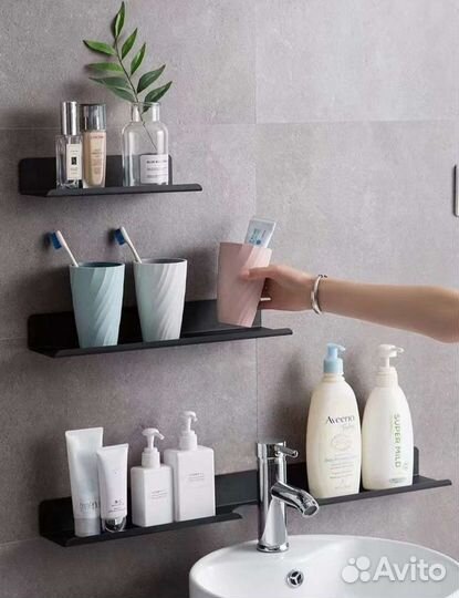 Набор полок для ванной, новый