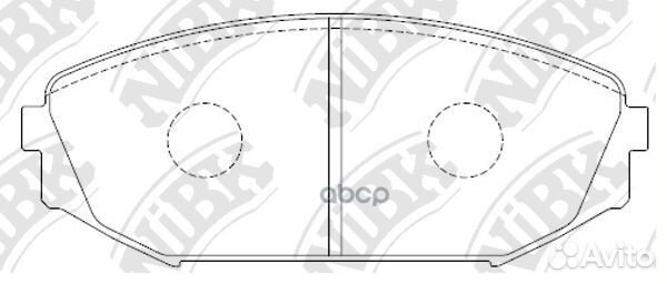 PN8805 Колодки тормозные acura MDX 00-05 передн