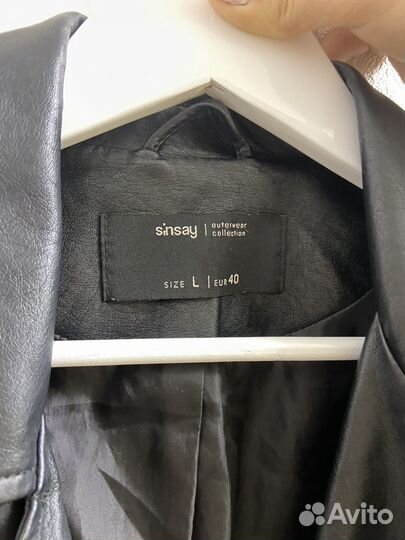 Кожаная куртка sinsay