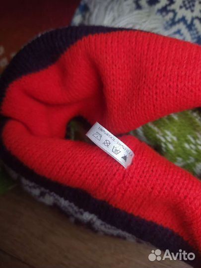 Шапка-шарф 100 шерсть