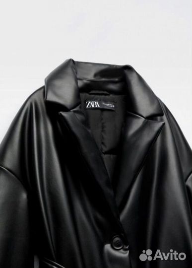 Черная куртка zara