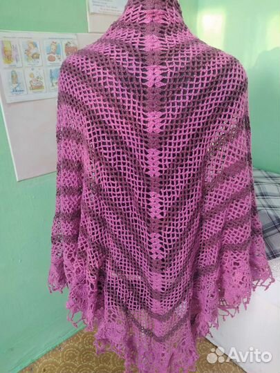 Шаль ручной работы