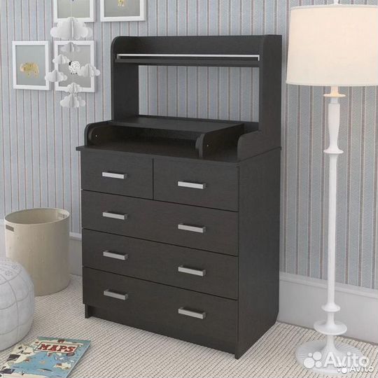 Комод пеленальный с полкой Сириус-2 805 венге