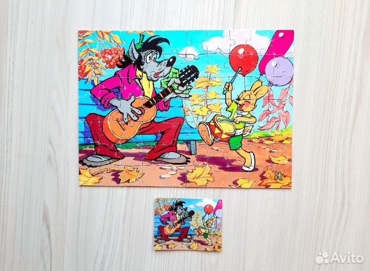 Пазлы Ну погоди 4 в 1 большие