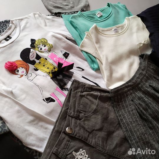 Вещи пакетом для девочки 146 152