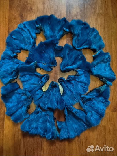 Обрезки норки (головы) для рукоделия