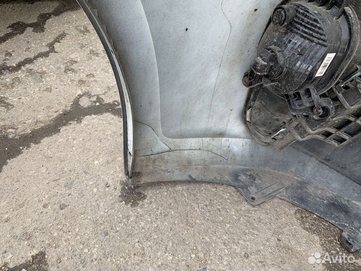 Передний бампер на kia rio 4