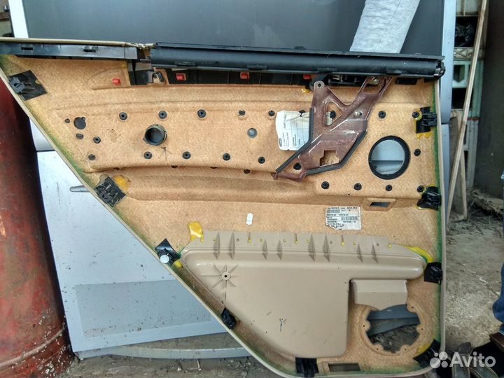 Бежевые карты BMW X5 E53 и шторки