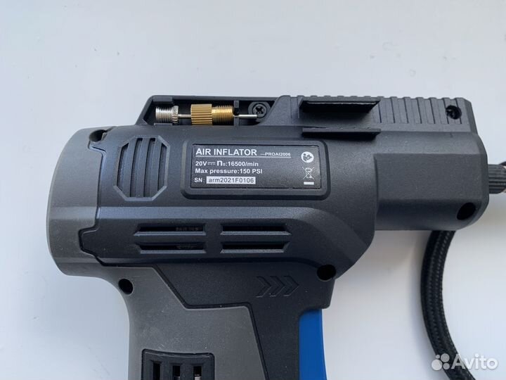 Аккумуляторный компрессор Prostormer 20в (тушка)