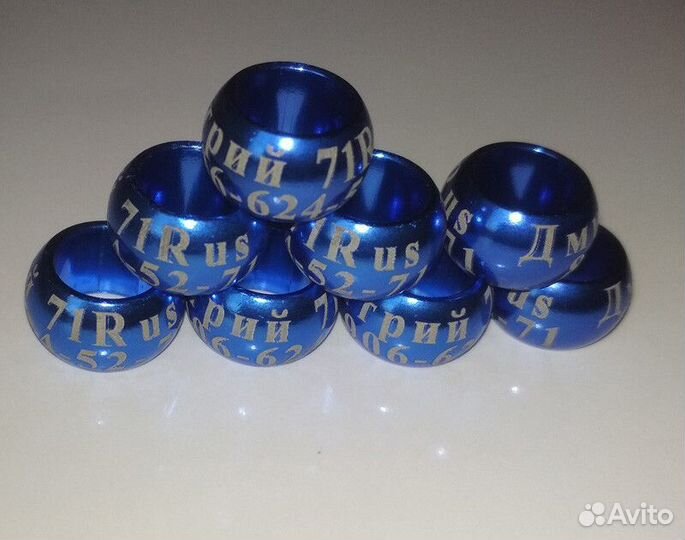 Именные кольца для голубей по всей России