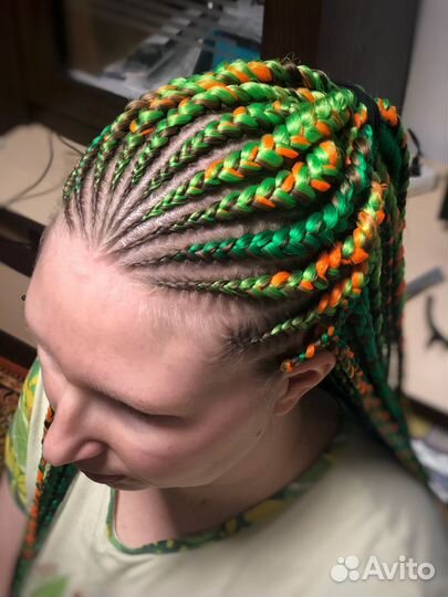 Афрохвост Дредокудри брейды боксерские косы