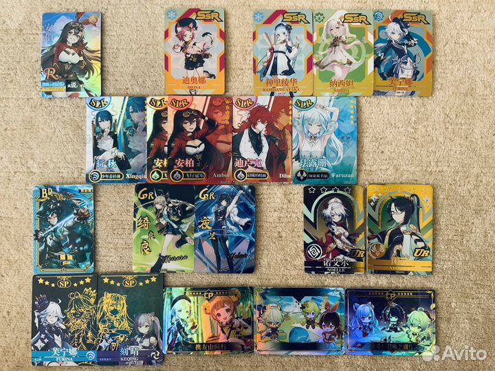 Коллекционные карты Genshin Impact