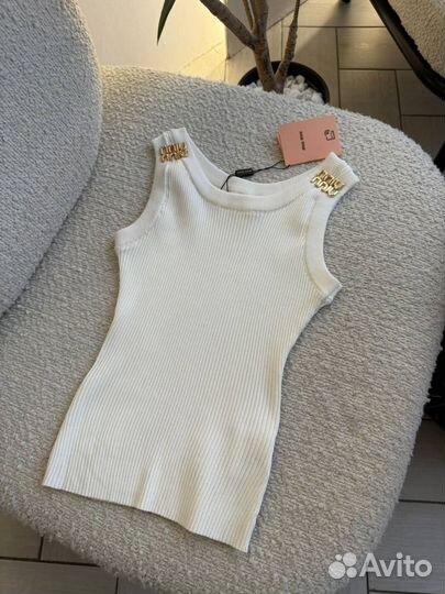 Топ майка Miu Miu