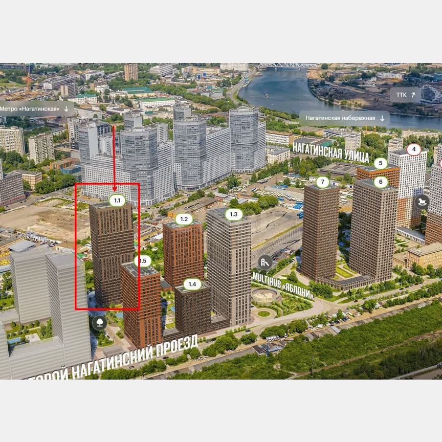 Квартира-студия, 25,5 м², 6/33 эт.