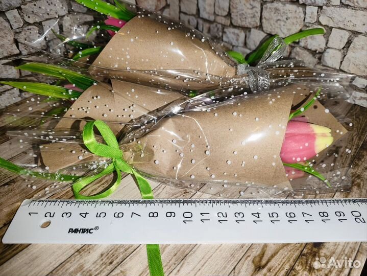 Тюльпаны / Букет из мыла тюльпаны