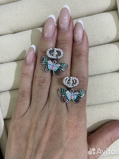 Серьги christian dior