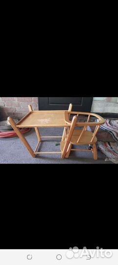 Деревянный детский стульчик