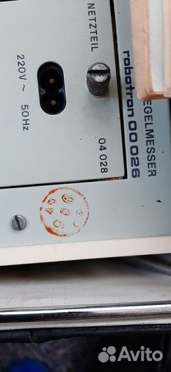 Шумомеры robotron RFT 00 026