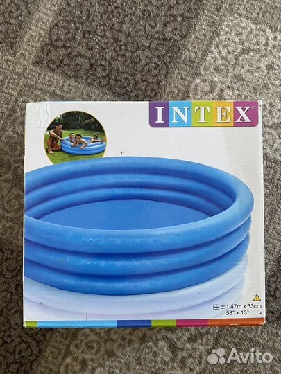 Детский надувной бассейн intex