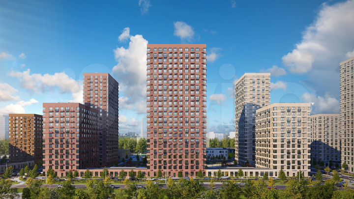 2-к. квартира, 53,6 м², 14/15 эт.