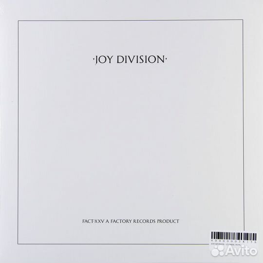 Виниловая пластинка JOY division - closer (180 GR)