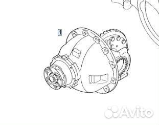 Редуктор заднего моста HY-1350 2,53 Man TGX