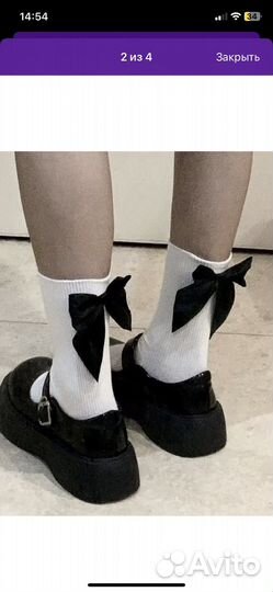 Носки с бантиками