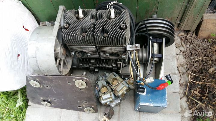 Мотор, лыжи, винт