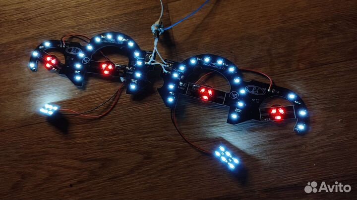 Led платы подсветки щитка приборов ваз 2114/шнива