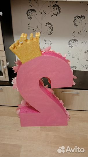 Цифра 2 на день рождения