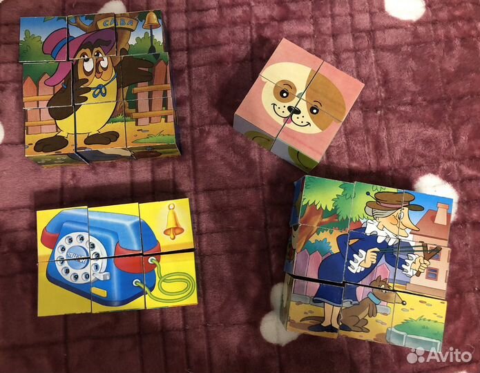 Детские игрушки кубики