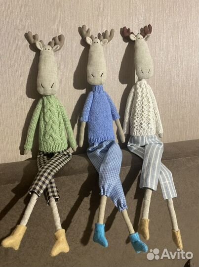 Кукла тильда лось