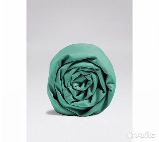 Простынь GoodNight Сатин 200х200х20 Лагуна на рези