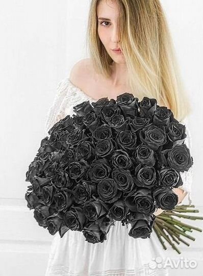 Чёрные розы Доставка цветов Букеты