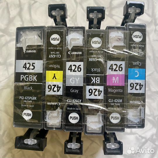 Картриджи canon pixma б/у