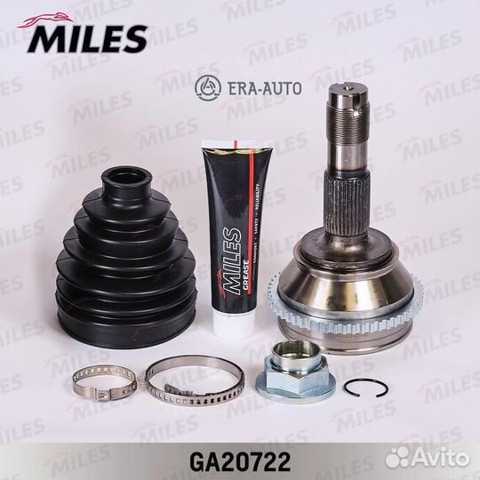 Miles GA20722 ШРУС наружный с кольцом ABS fiat duc