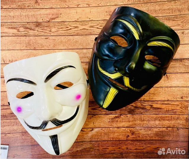 Маска V Гая Фокса Анонимуса